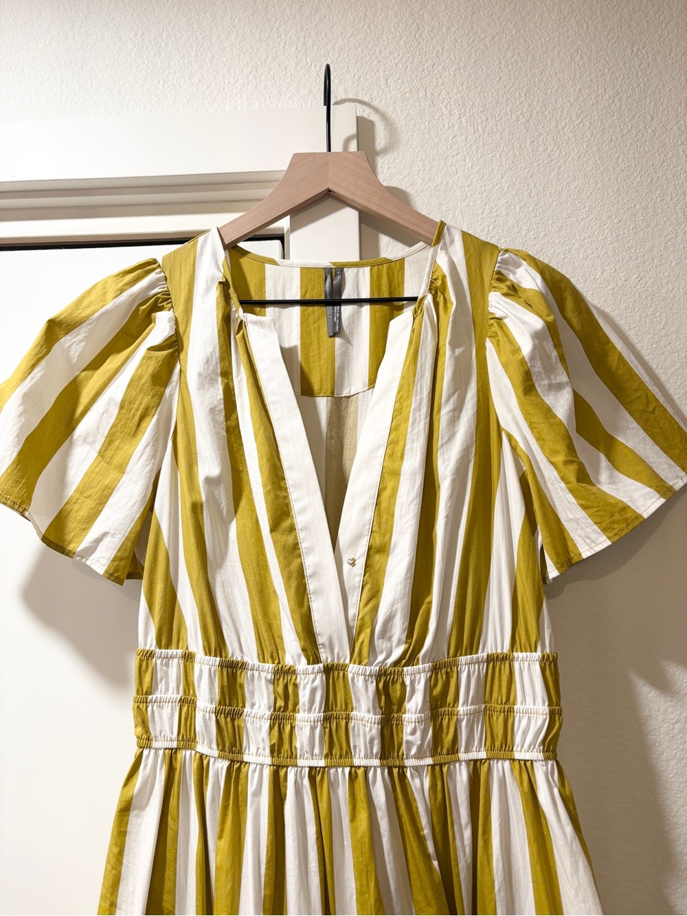 NWOT Anthropologie Somerset Maxi Dress (Ivory Stripe) - Picture 5 of 7